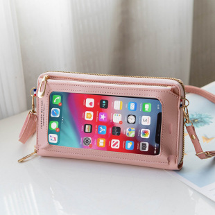 New touch screen mobile phone bag women's messenger bag horizontal mini coin purse summer versatile cute shoulder bag
