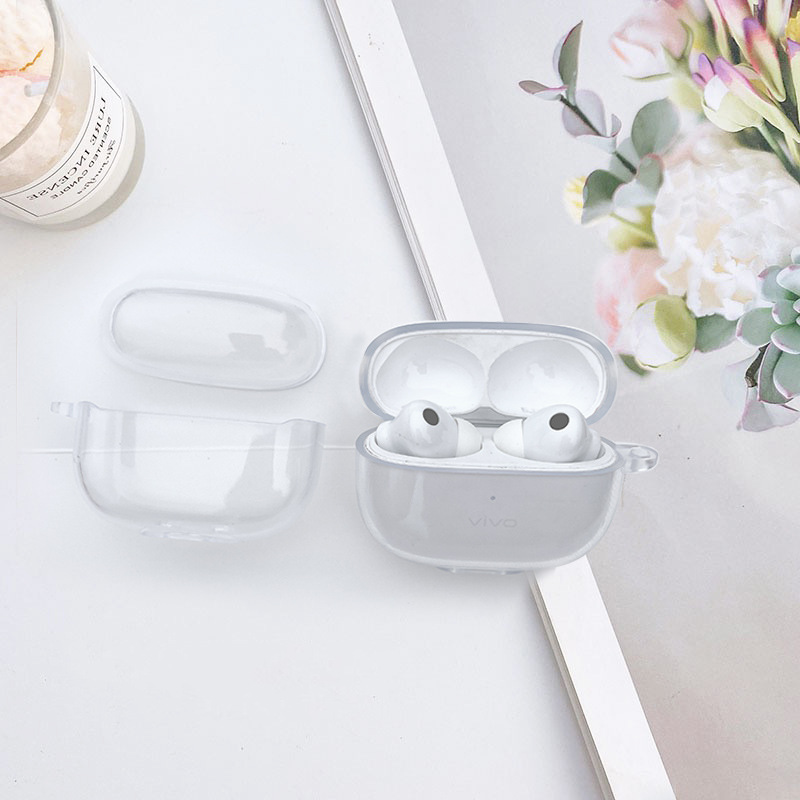 Suitable for Vivo Series Tws3/3Pro/Iqoo/S3E/Transparent Protective Case Wireless Bluetooth Headphone Case Tws4