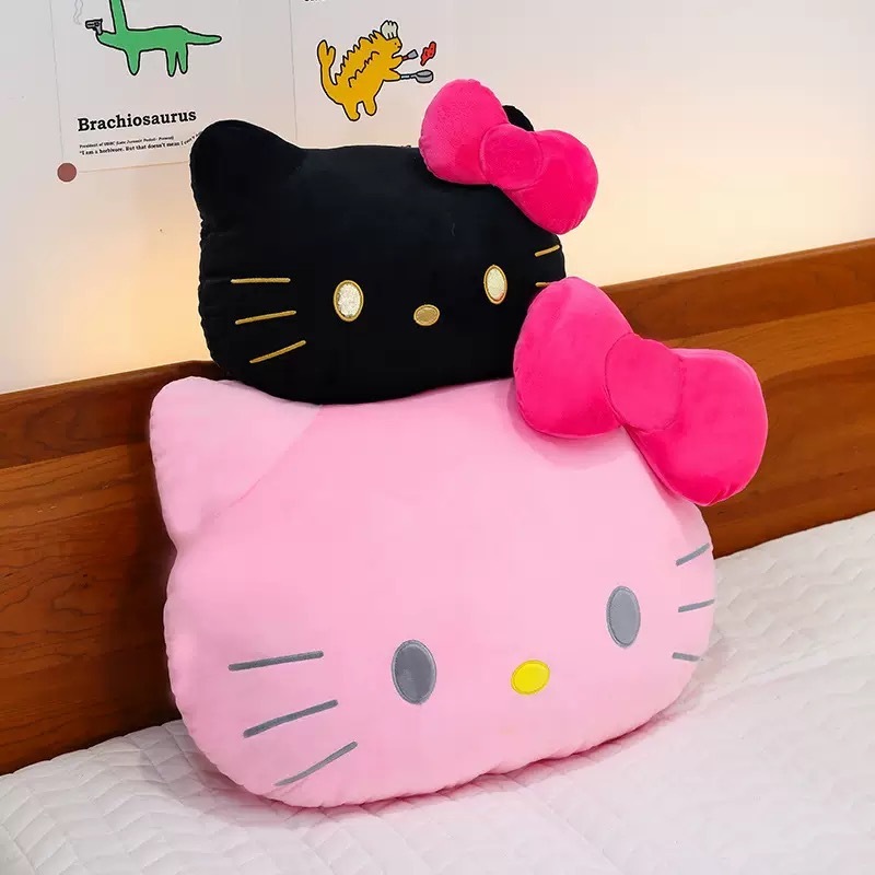 ハローキティ枕、かわいい、非常に柔らかい、大きな頭のソファクッション、豪華な枕、見栄えの良い漫画の女の子の枕|undefined