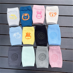 2024 New Cartoon Baby Knee Pads Anti-fall Infants and Toddlers 4 Seasons Universal Toddler Crawling Children's Knitted Knee Pad Socks Cover