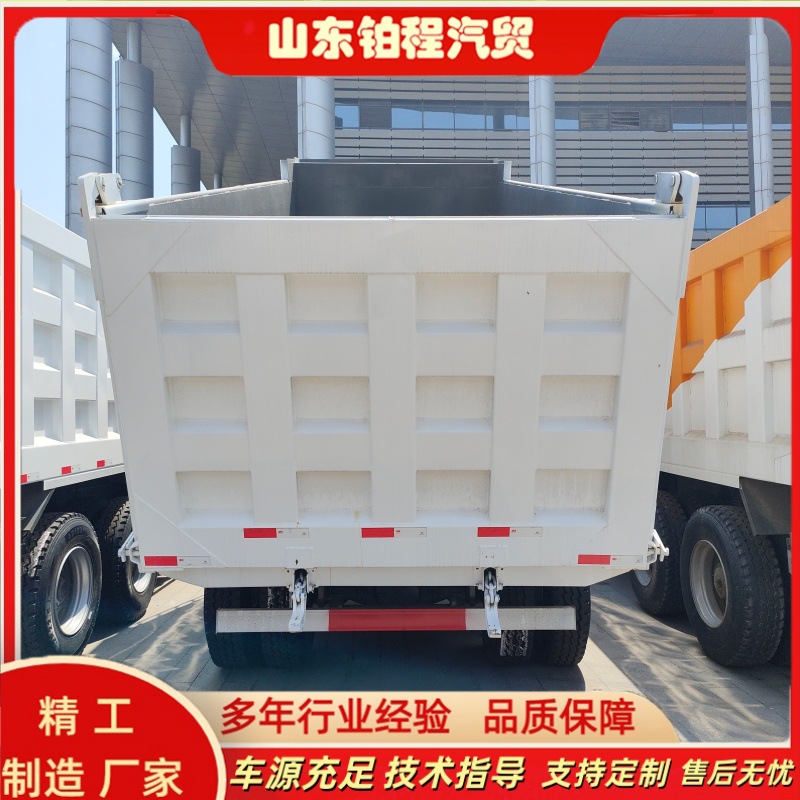 Cross-border Shaanqi rear eight-wheel engineering vehicle is manufacturing a new Shacman 380-horsepower 6*4 dump truck