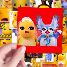 爆款抽象奶龙胖猫表情包贴纸搞笑玩梗爆笑手机平板diy笔记本贴纸