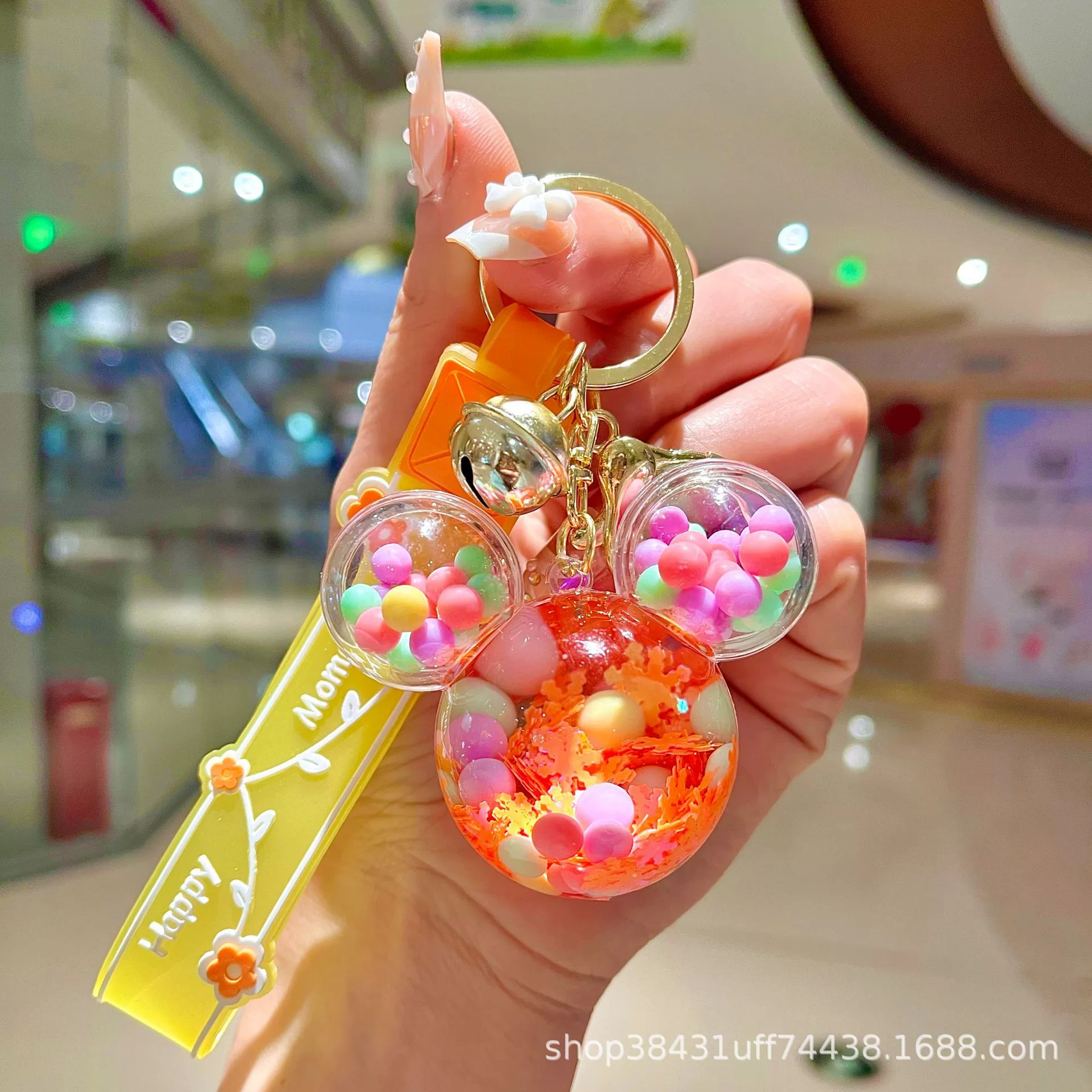Acrylic keychain, pendant for keys