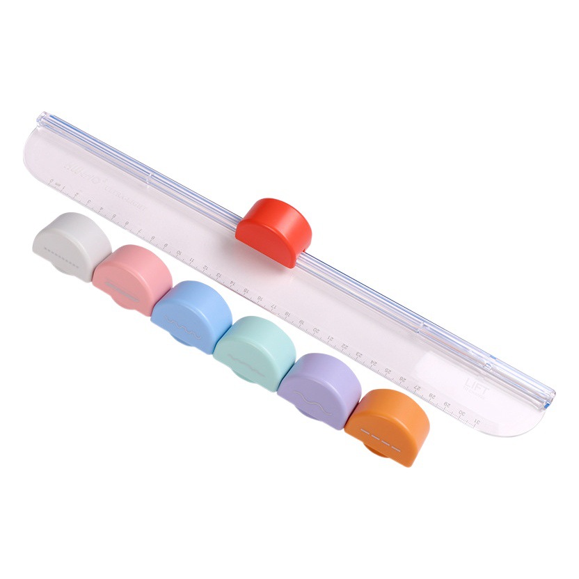 Cortador de papel de múltiples funciones del cortador de papel de posicionamiento de Kidey 13203A4 cortador de papel de plástico portátil línea de puntos cortador de papel