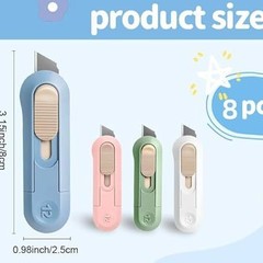 ユーティリティナイフ、小型エクスプレスナイフ、開封ナイフ、ミニナイフ、学生ナイフ、ペーパーナイフ、封筒開封ナイフ、ショートユーティリティナイフ