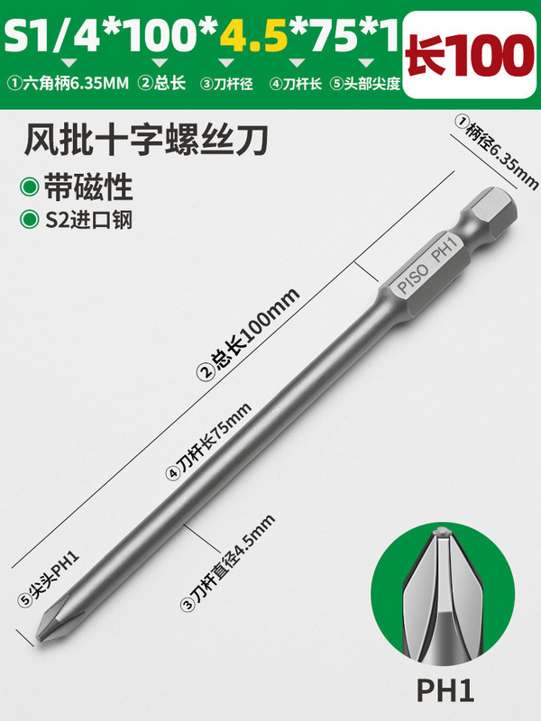 風の頭の強い磁気の特級のスーツの十字の高品質のS2回のノズルの工場は全セットの硬質合金の鋼を加工します。|undefined