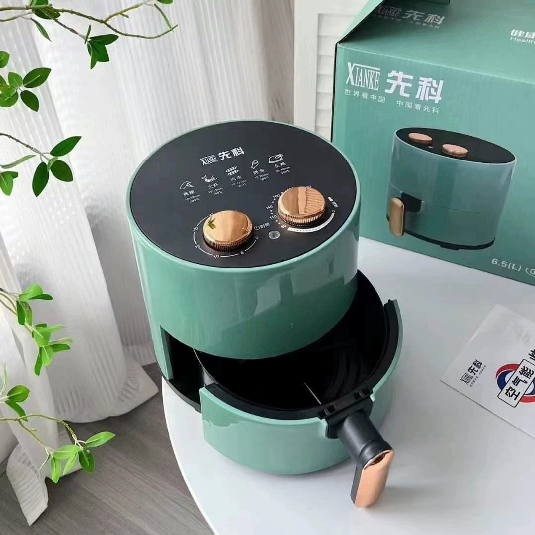 Household air fryer 6.5L large -capacity multi -functional electric fryerless fume, fascinatan fries, fries and electrical oven, cross -border