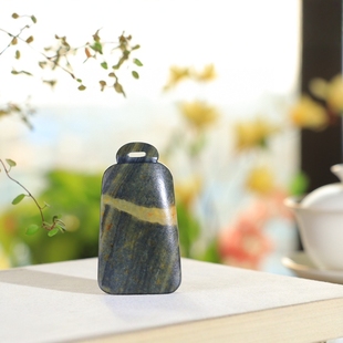 High-quality Hetian seed material, blue and blue and blue, safe and uneventful brand, such as fat, full of luster, Daigui does not cut its quality