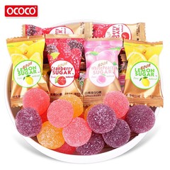 OCOCO Cranberry Fruit Gummy Candy Bulk Wholesale Wedding Candy Children's Casual Sharing Sour Sweet Snack 