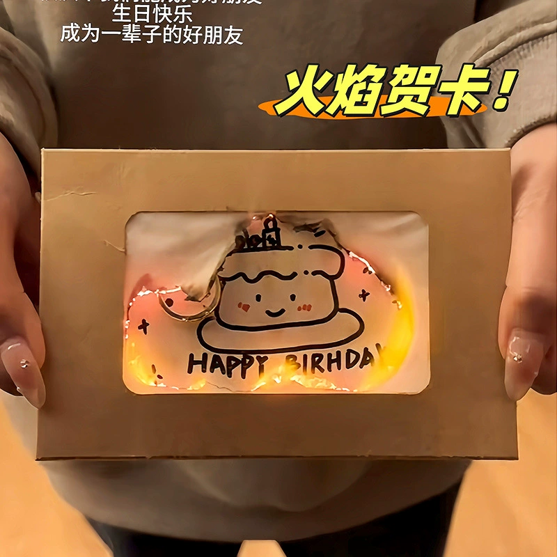 2024 новый стиль ручной работы DIY горящие поздравительные открытки конверт открытки материал пакет выпускник день подарок для подруги