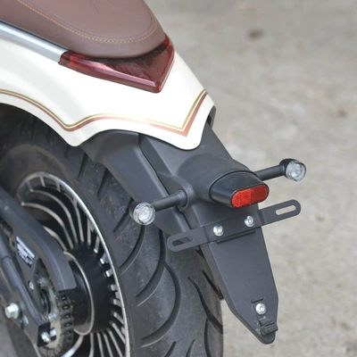 Motorcycle bumper modified bumper guard bar folding