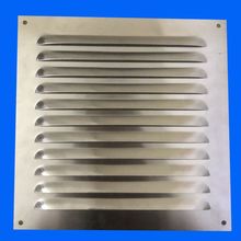 不锈钢百叶窗通风口外墙防雨风罩排风口房车厕所散热格栅冲孔盖板