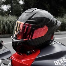 ORZ3c认证摩托车头盔男女双镜片揭面盔夏季个性尾翼蓝牙半全覆式