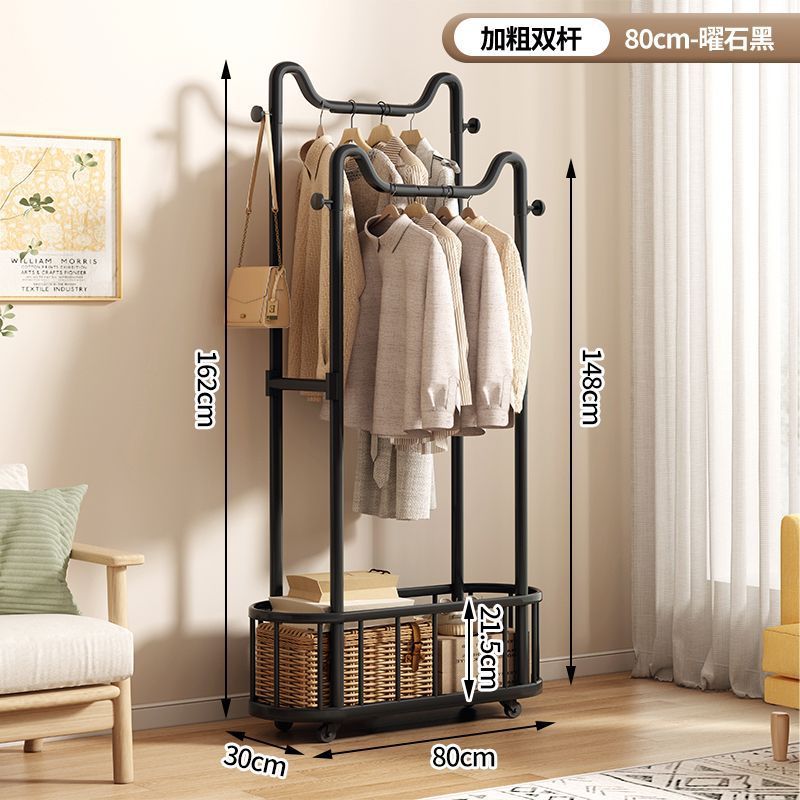【오닉스 블랙】 업그레이드 듀얼 바형 -- 길이 80cm