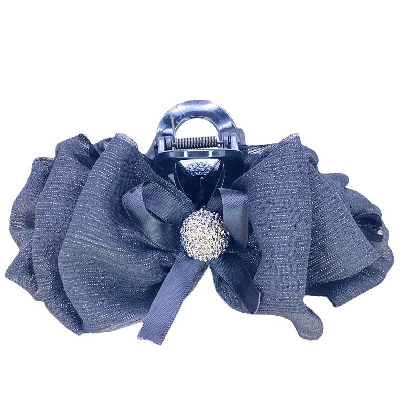 Pinza para el cabello de malla de burbuja de nube para mujer nueva pinza para el cabello con placa de sensación de alta calidad pinza de gasa grande pinza de tiburón accesorios para el cabello