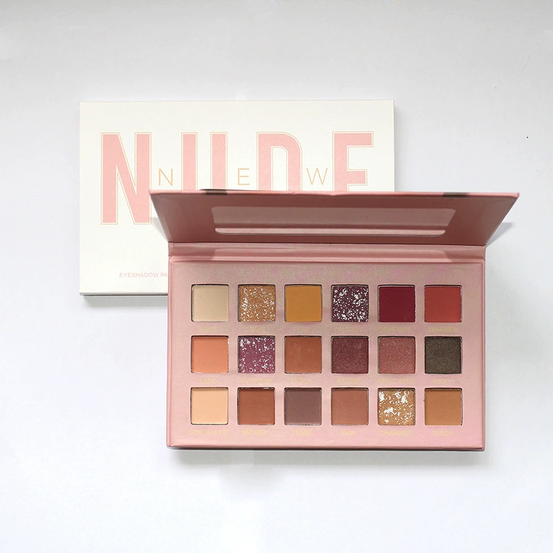 Палетка теней для век Nude Matte, 18 оттенков, водостойкая стойкость, розовые тона