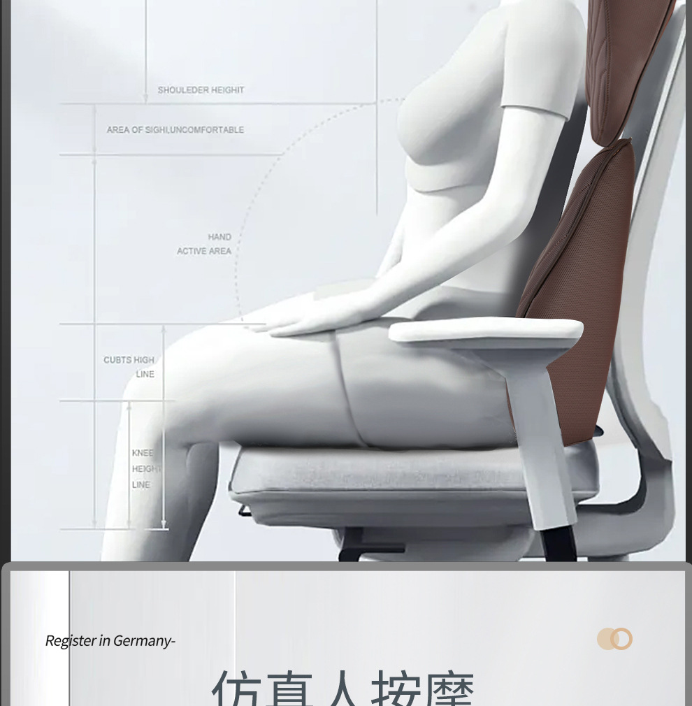 Car Massage Headrest Neck Pillow Lumbar Pillow Car Pillow Lumbar Pillow Cushion Lumbar Cushion Memory Foam Lumbar Pillow
