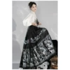 [White] shirt+[imitation snails] Bodhisattva fantasy color horse noodle skirt+璎 necklace+back clouds