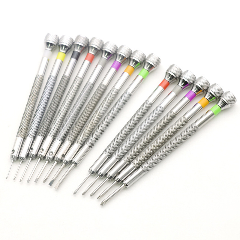 Watch glasses repair screwdriver non-magnetic Phillips mini screwdriver round head small size screwdriver Watch glasses repair screwdriver non-magnetic Phillips mini screwdriver round head small size screwdriver