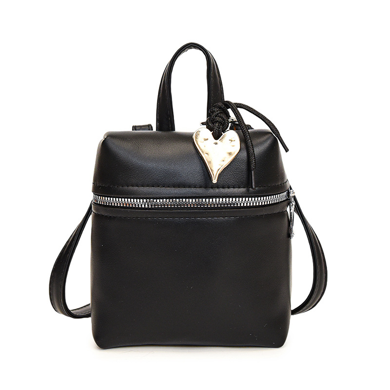 Bolso de almuerzo de moda Longxiang, diseño de nicho, bolso de cuero de la marca Love, bolso cuadrado pequeño, bolso de teléfono móvil, bolso de mensajero de hombro