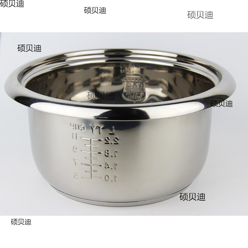 옛날식 밥솥 두꺼운 범용 내부 냄비 리프트 복합 바닥 스테인레스 스틸 밥솥 내부 냄비