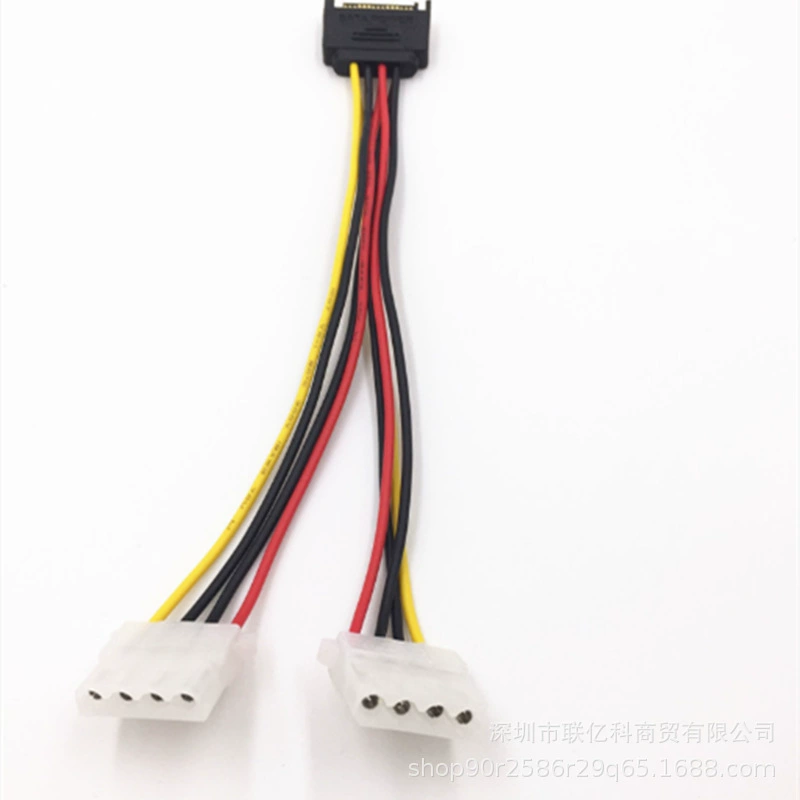 Питание компьютера 4-иголка IDE большой 4-pin разъем к SATA общий 4P к 15P игла для подключения жесткого диска световой привод вентилятор