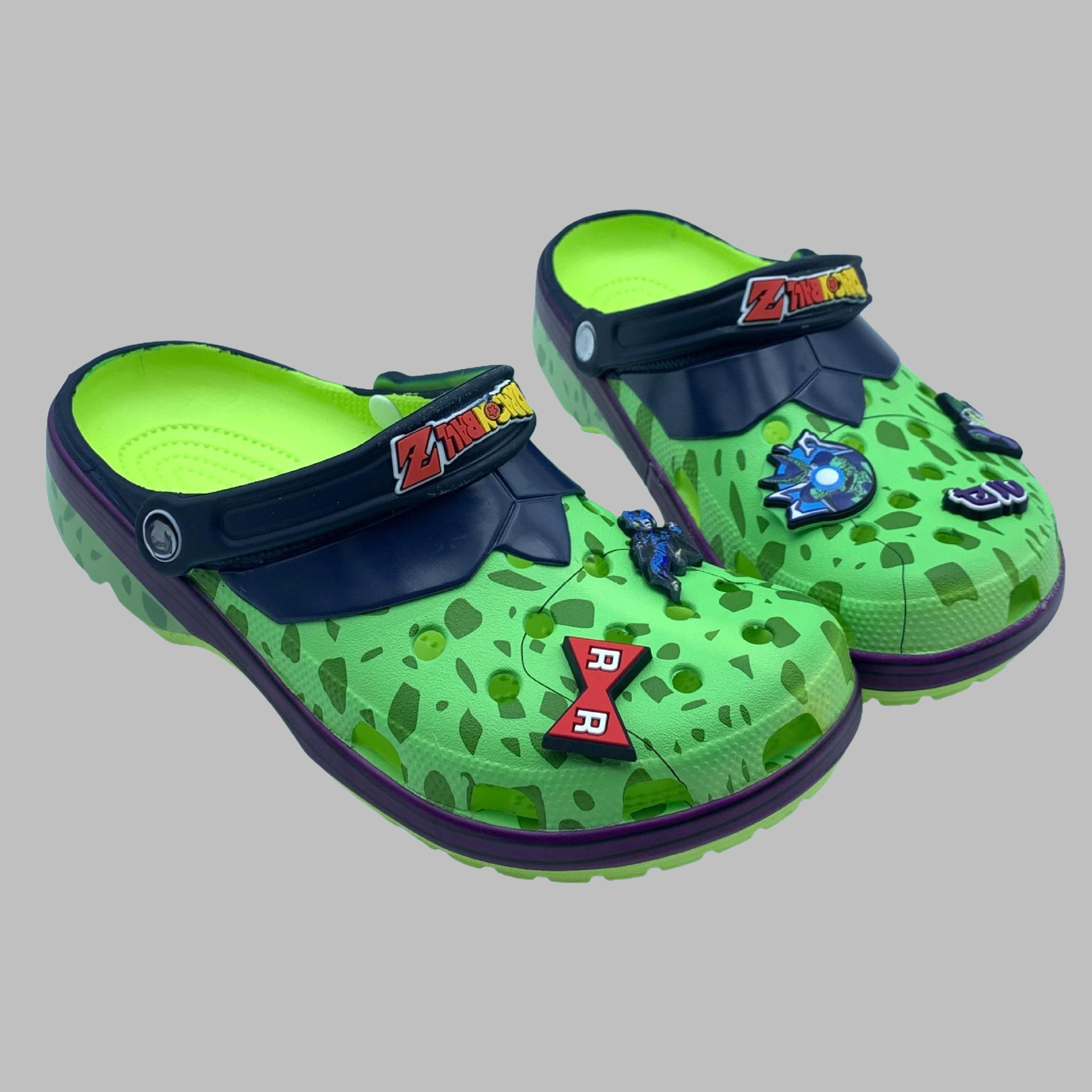 Cruz pantalones de cinturón pequeño hombre amarillo gafas agujero zapatos padres-hijos zapatos ladrones de la abuela de playa zapatillas frías al por mayor