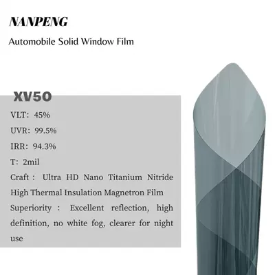 Automotive Film Insulation, High-Definition Front Windshield Privacy Film - kucai-xv50