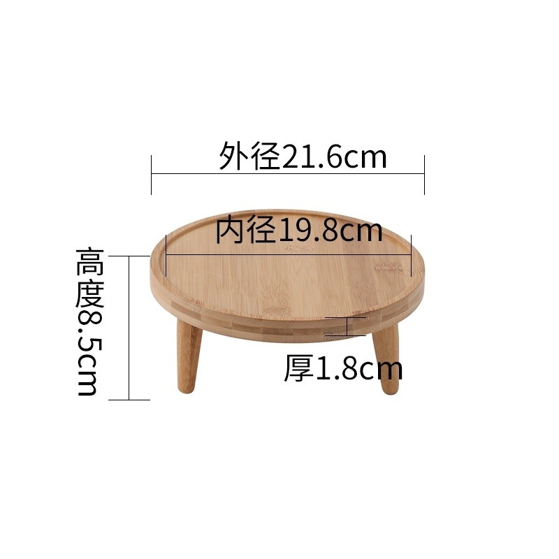 Soporte de maceta, soporte de madera maciza, soporte de maceta, soporte de pecera, soporte de piso interior, decoración creativa de la Sala de estar
