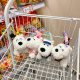 West Highland Puppy Pendant Scribbled Dog Plush Toy Bag Pendant Plush Toy Doll Cross-border Wholesale
