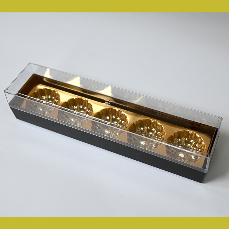 Caja de plástico de 3 gránulos 5 gránulos cuadrados Jinsha bola de chocolate dulces de boda caja de regalo PS caja de plástico