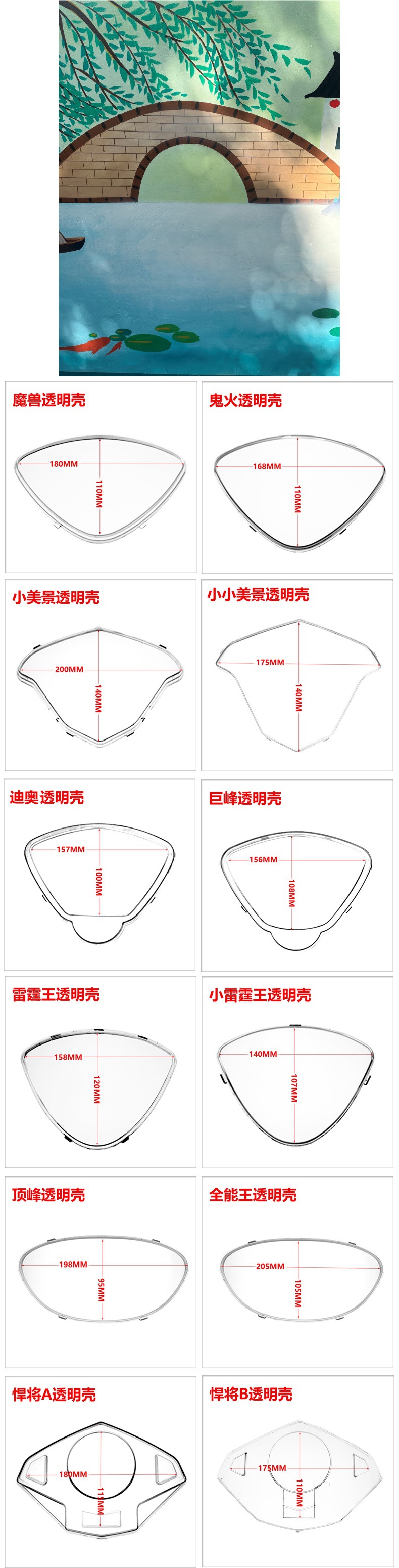 Electric car instrument cover visual instrument cover Fast Eagle Princess battery car protective cover display Classic