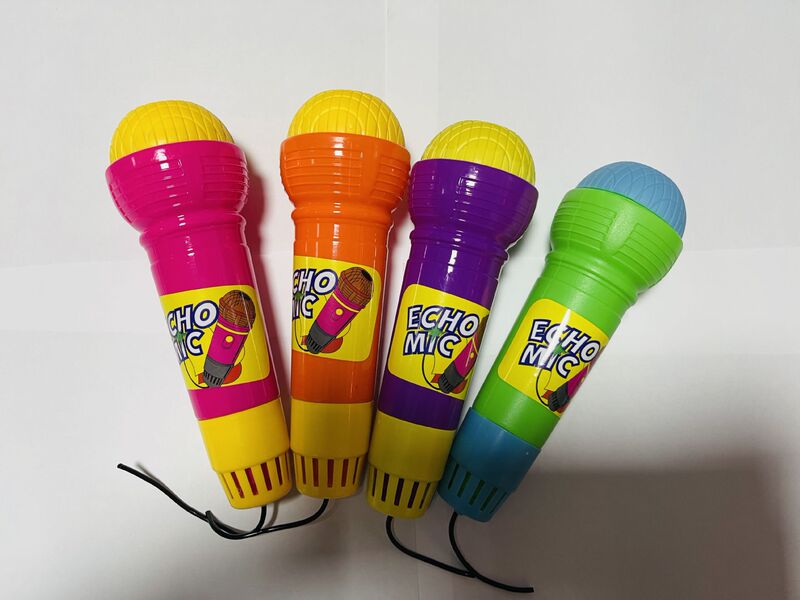 Tiktok popular children's echo microphone simulation toy parent-child singing speech echo microphone