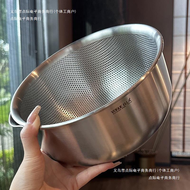 自己保存二層洗面器フィルター水洗いシンクキッチン排水シンク米洗いバスケット排水バスケットフルーツ 316 ステンレス鋼|undefined