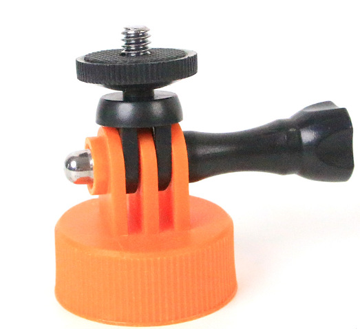 スポーツカメラ共通部品j型アダプターベースアダプターロングネジ一体ベース自撮り五本指リング