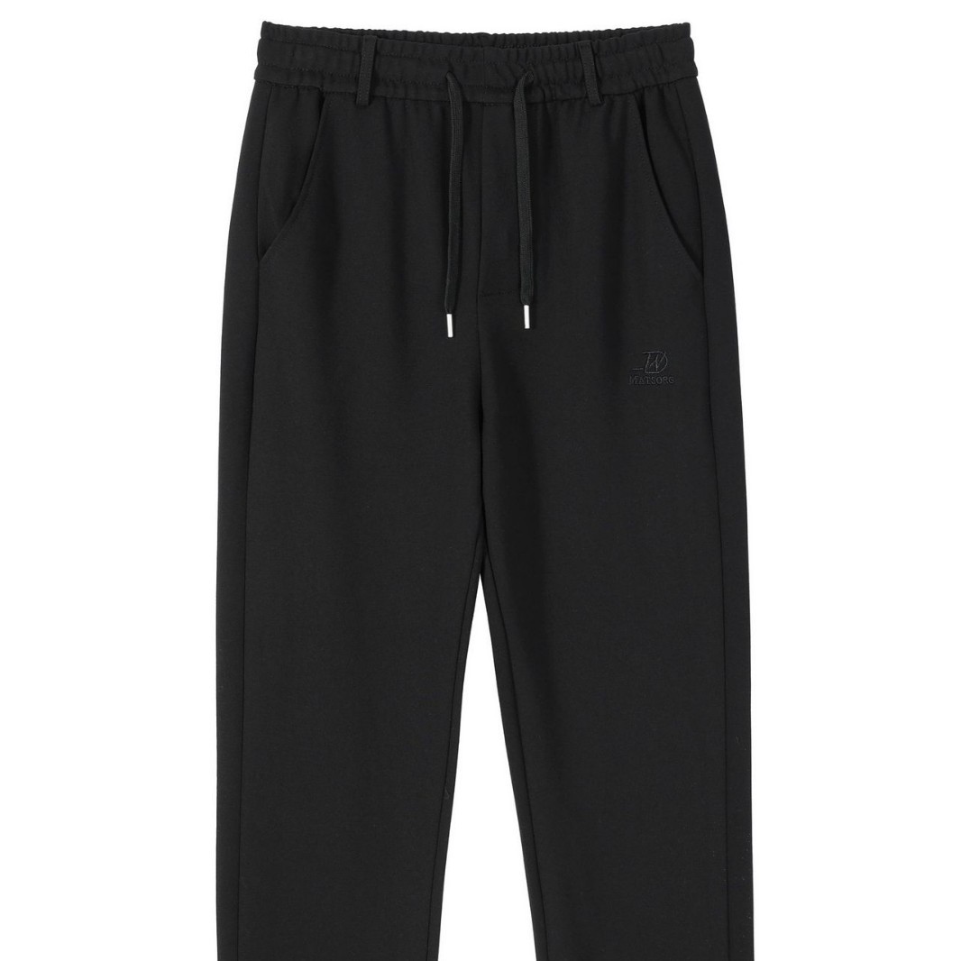 2025 cintura elástica para hombre abuelo primavera y otoño cintura alta pantalones largos profundos papá gordo talla grande pantalones gordos hombres