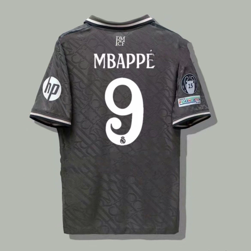 Барселона Реал Мадрид майка №11 Рафи́ния №19 Ямал №9 Мбаппе домашняя и выездная футболка с коротким рукавом