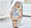 Brand quartz watches, dial, two-color watch for beloved, internet celebrity, simple and elegant design, small dial, wholesale