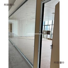 屏风隔断墙铝合金双层钢化办公玻璃隔断高隔现代简约办公室麦太保