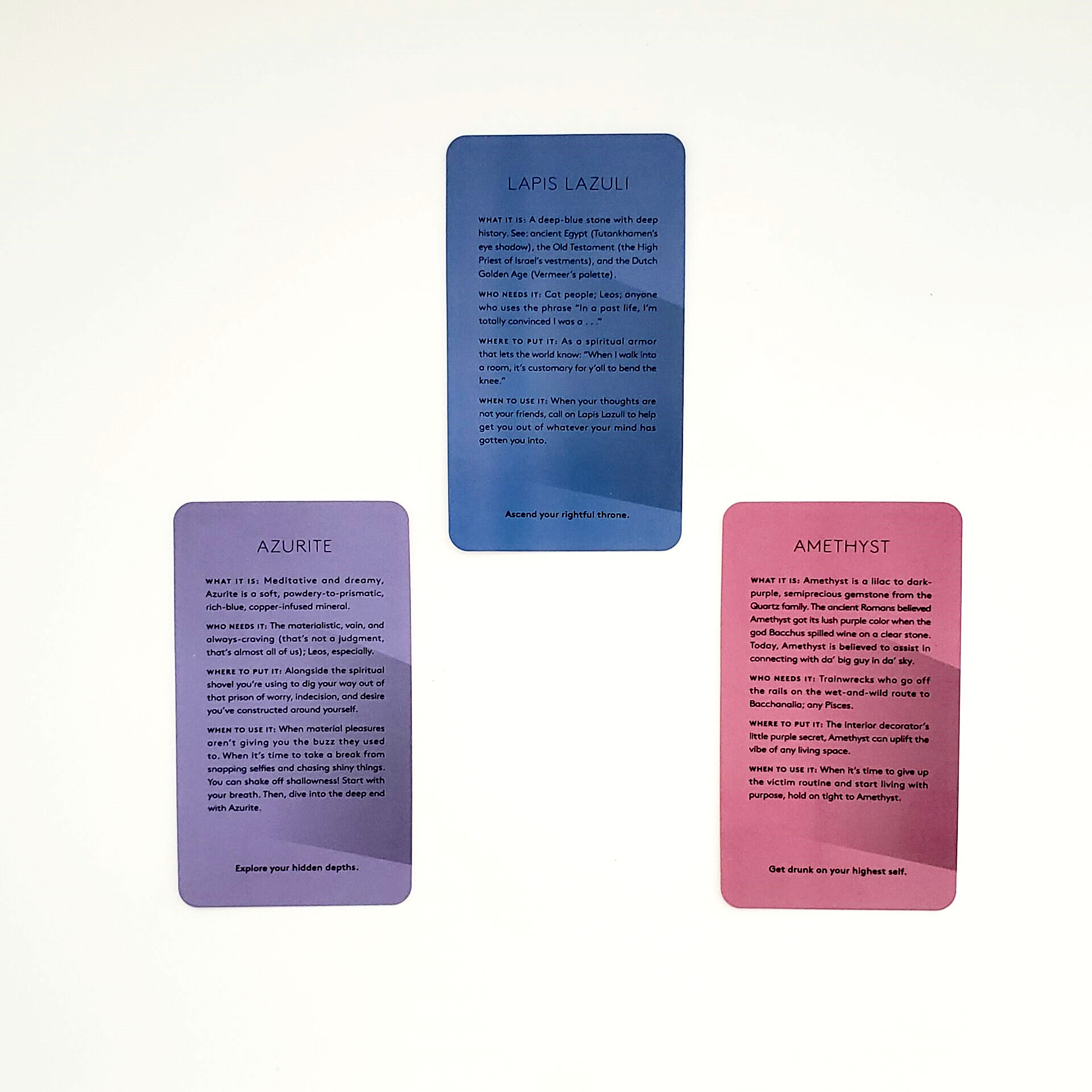 Crystal Stone Tarot Deck Games For Divination And Card Readings_voghion.com