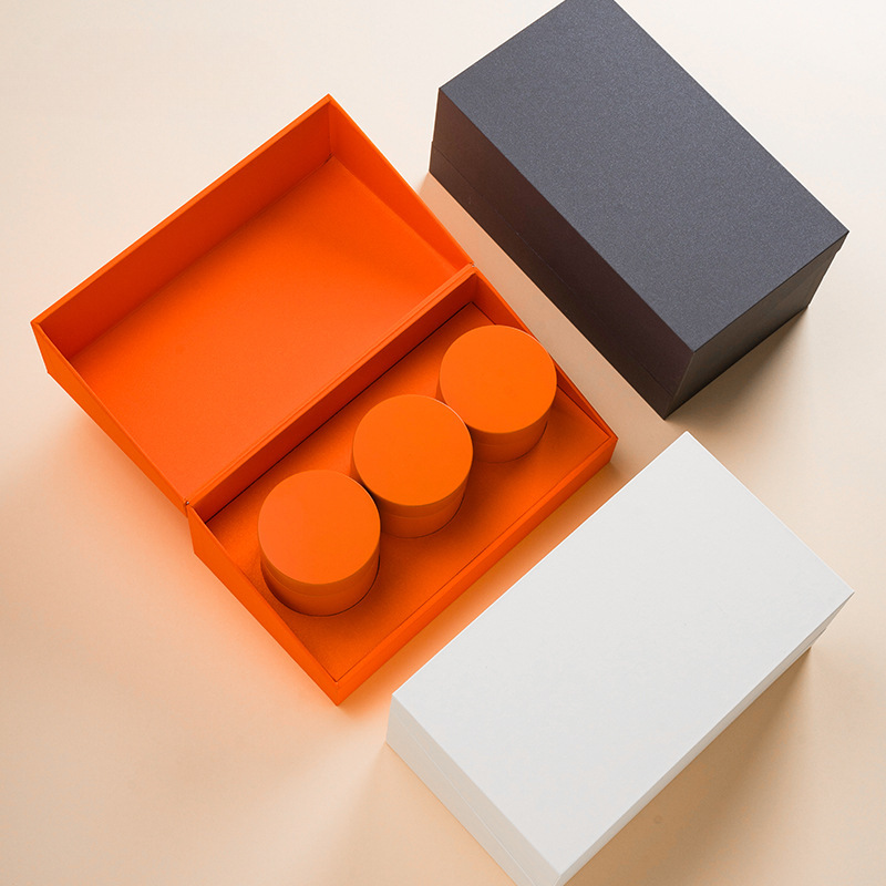 茶叶礼盒空盒小罐50g茶叶罐包装盒通用伴手礼茶包装批发定 制