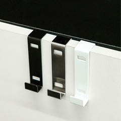 304 ステンレス鋼塗装耐久性のある黒のドアバックフックキャビネット引き出しフック両端多目的フック
