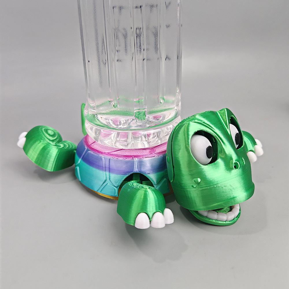 En nombre de la divertida impresión en 3D, el rey de los ocho posavasos, presionar, mirar, abrir las extremidades, descomprimir, decorar, decorar, regalo