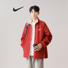 双面穿外套男春秋季新款男士夹克纯色宽松休闲户外穿外套男潮牌
