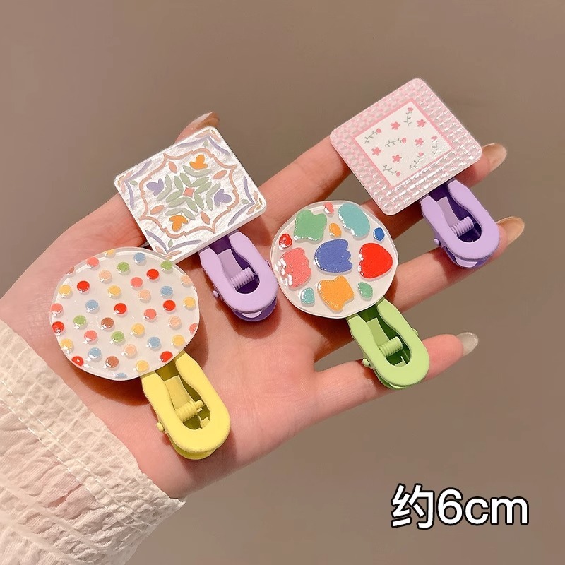 夏季无痕发饰碎发夹不伤发时尚发卡女彩色多巴胺夹子韩系百搭头饰|undefined
