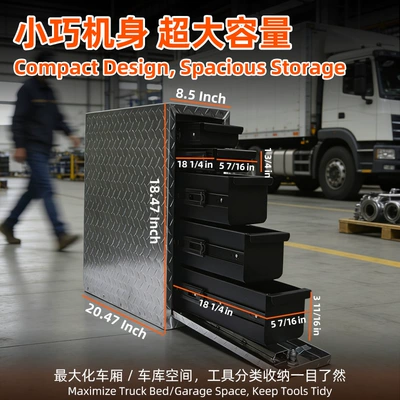 Repair kit Patterned Aluminum Plate Toolbox with