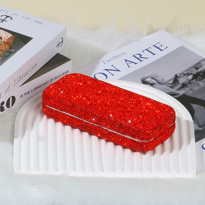 Cross-Border Hot-Selling Diamond-Encrusted Car: Other Automotive Interior Supplies - red-diamond