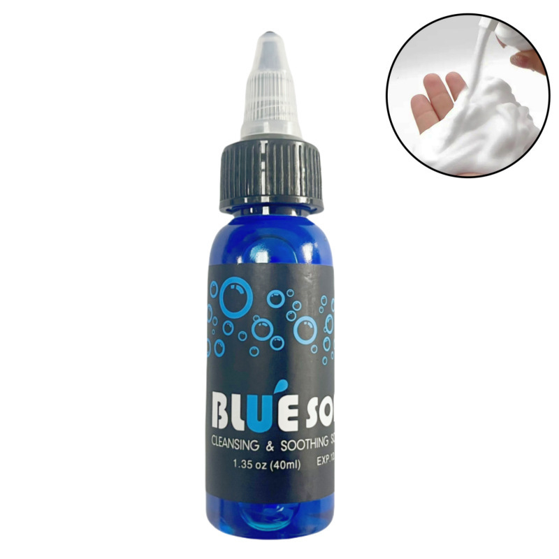 Cross Border Tattoo High Concentrated Cyanobacteria Practice Use Cyanobacteria Bubble Cleaning Supplies Green Algae Dope Blue soap