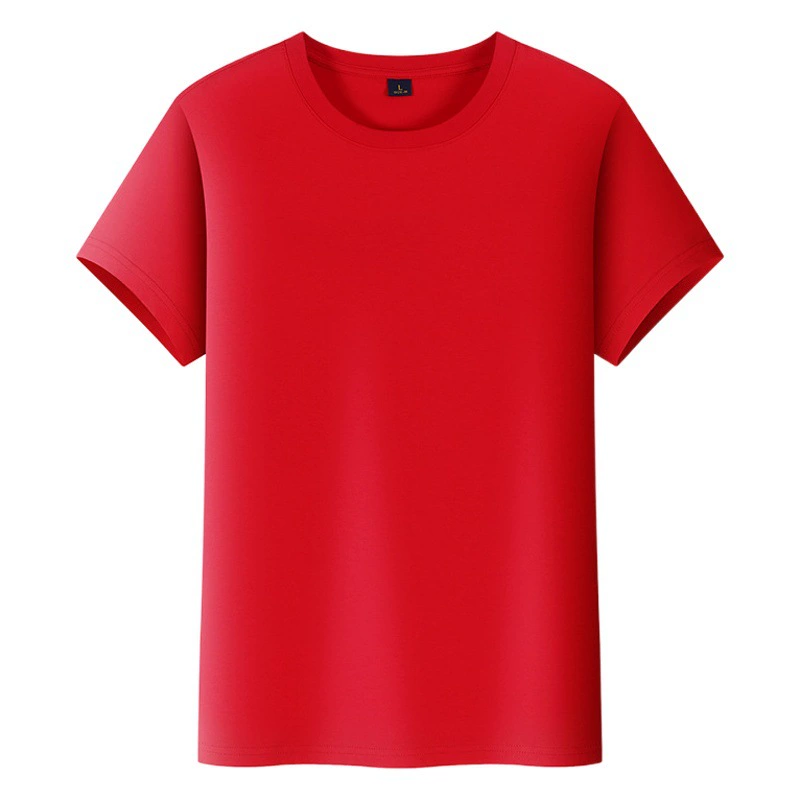 Прямая продажа мужской шелковистый хлопок однотонный комбинезон групповая картина рекламная рубашка