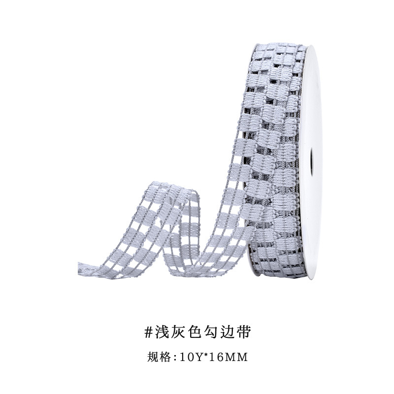 Yao Ming cinta flor embalaje regalo caja de regalo correa hecha a mano DIY accesorios de la joyería material hueco gancho cinta